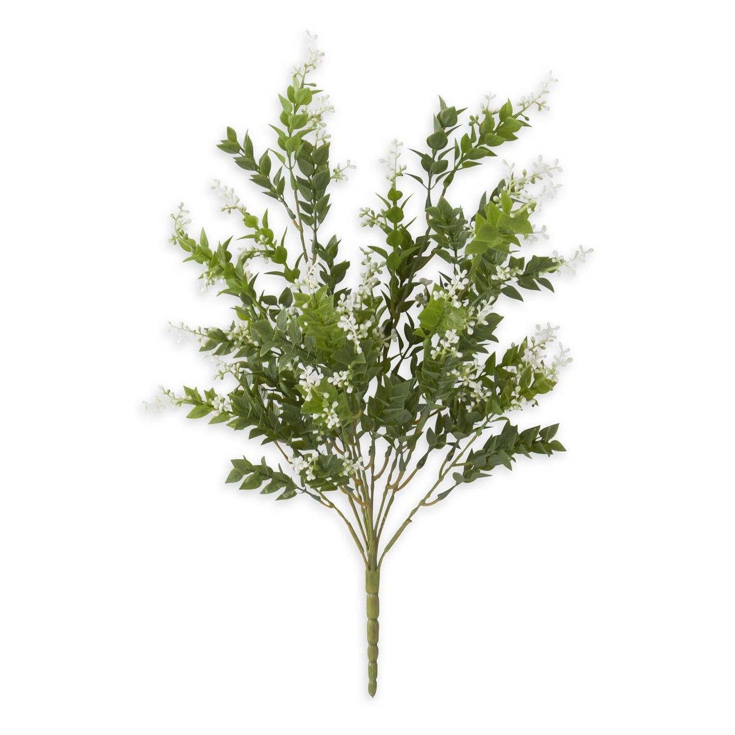 Mint Leaf & White Berries Bush 19"