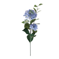 Blue Hydrangea Spray 36”H Polyester