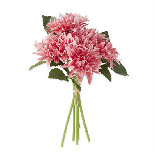 12 Inch Rose Real Touch Dahlia Bundle (6 Stems)