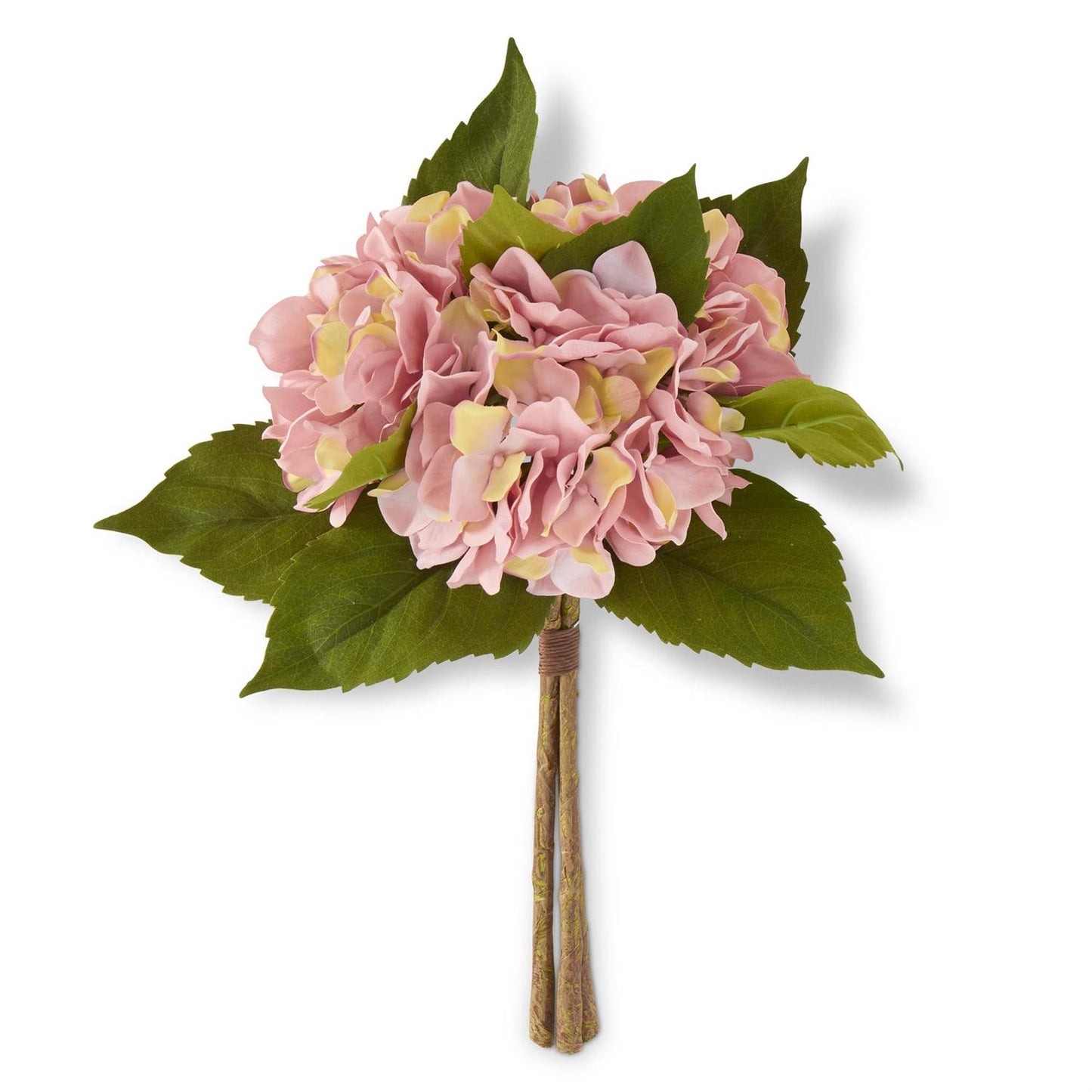 15 Inch Pink Hydrangea Bundle (3 Stems)