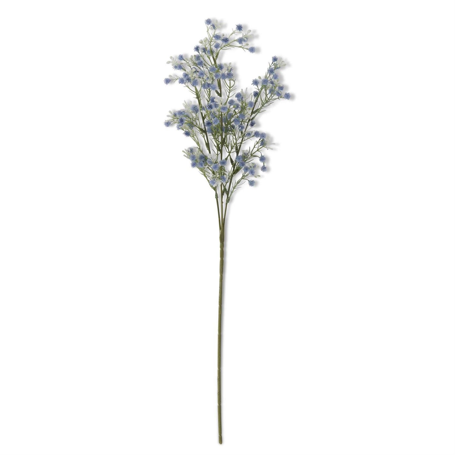 Blue Babys Breath & White Berry Spray 26"