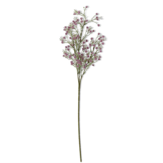 Purple Babys Breath & White Berry Spray 26"