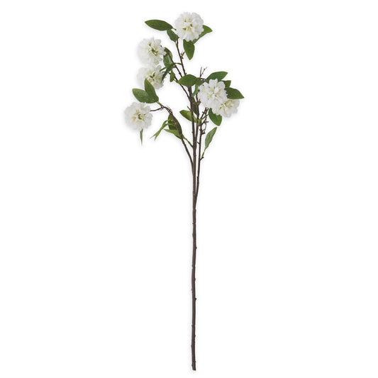 34 Inch White Kerria Spray