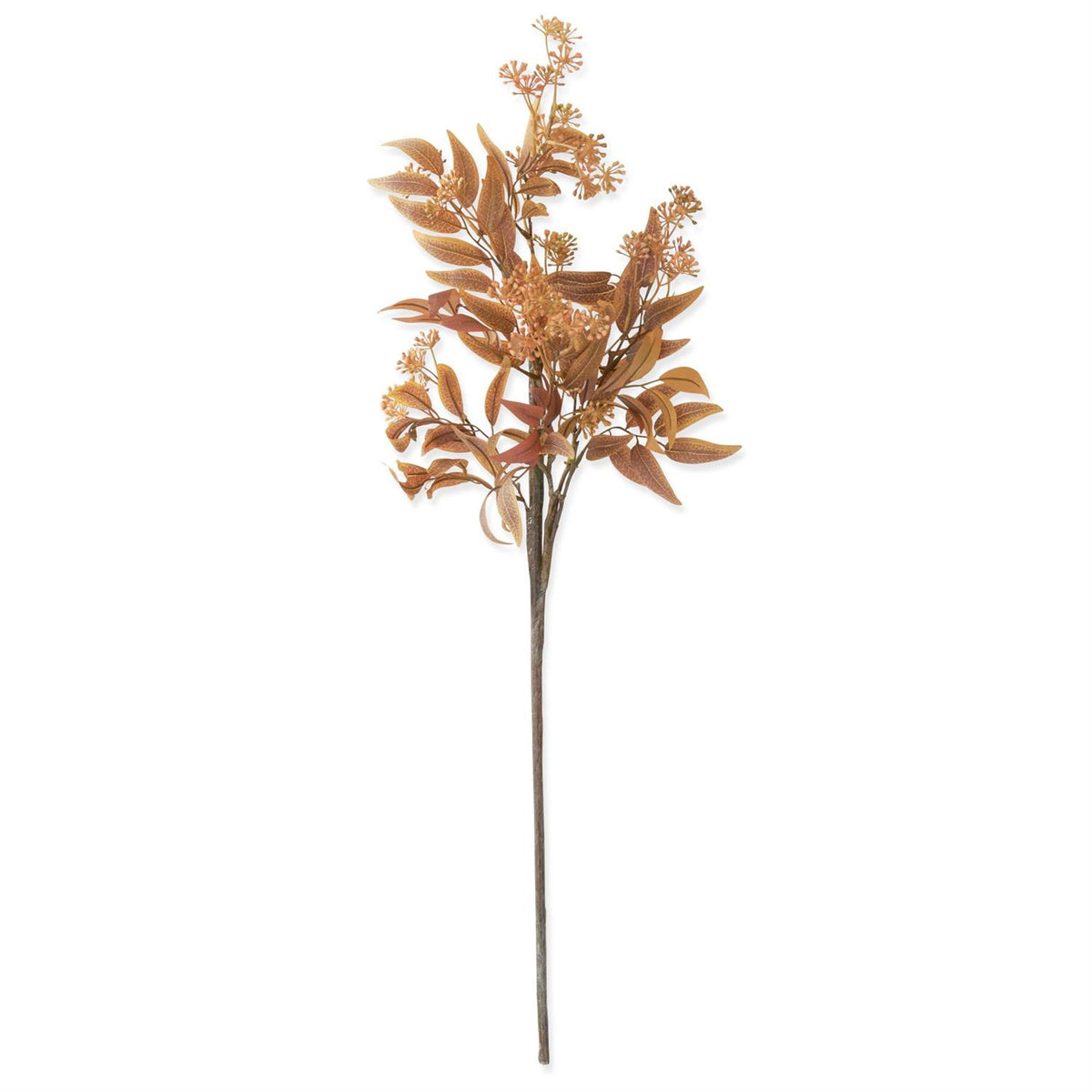 Orange Laurel &amp; Berries Stem