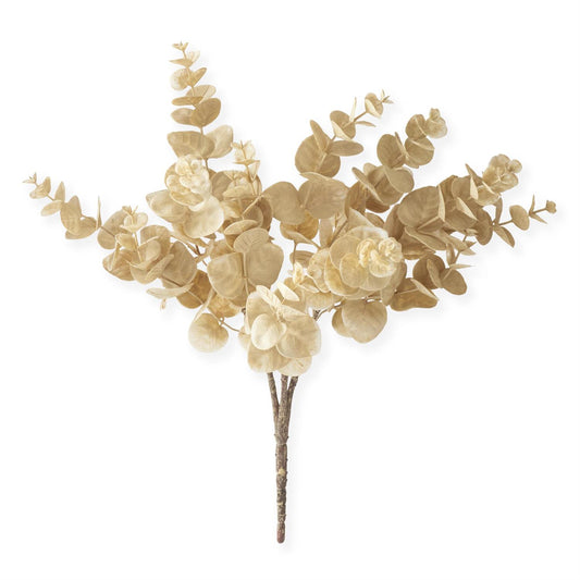 19 Inch Cream Eucalyptus Bush