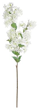 Cream Tree Blossom Spray 47" - Faux Floral Stem