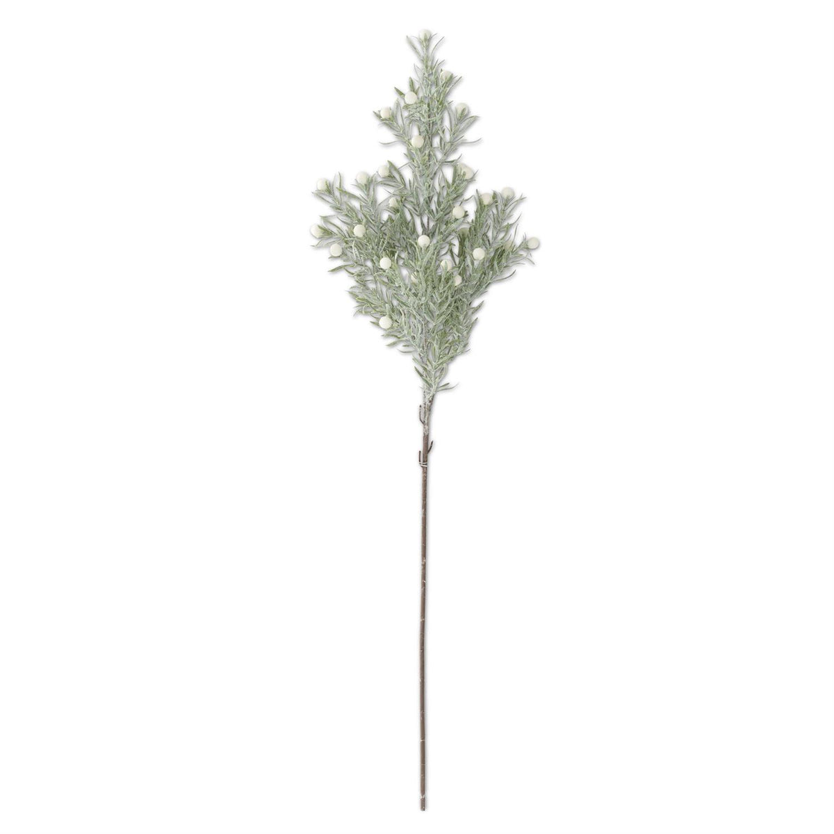 32.5-inch green rosemary stem with white berries