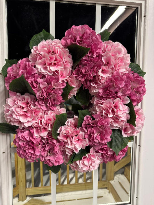 Blush Harbor Hydrangea Wreath