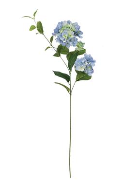 Hydrangea Spray 37 Inch Blue/Green