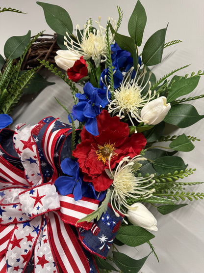 🇺🇸 Abigail Star Patriotic Wreath