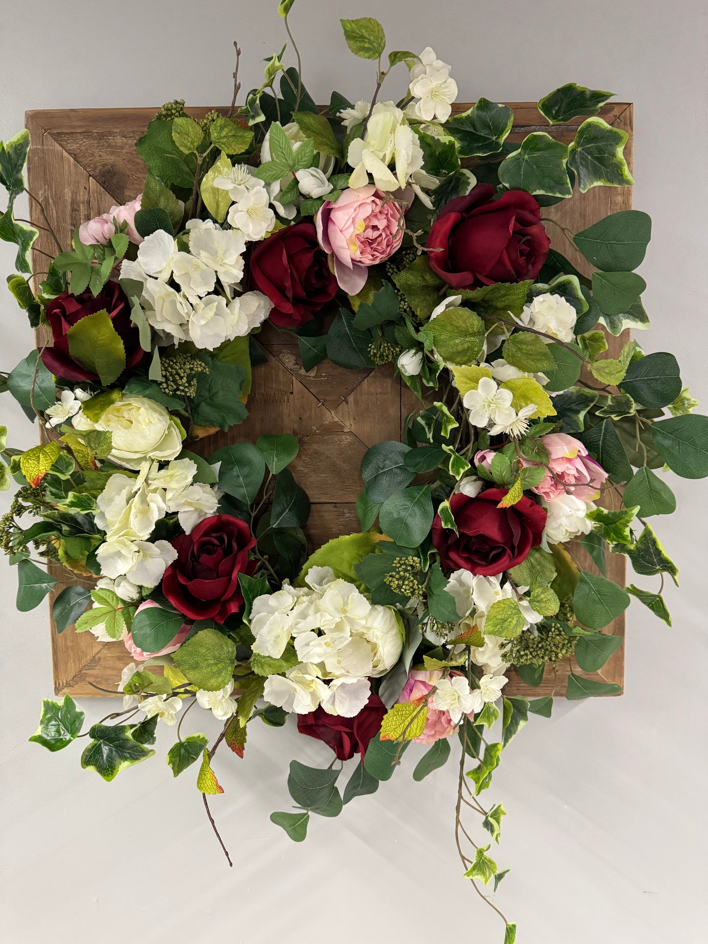 Amelia Rose Oversized Romantic Floral Wreath