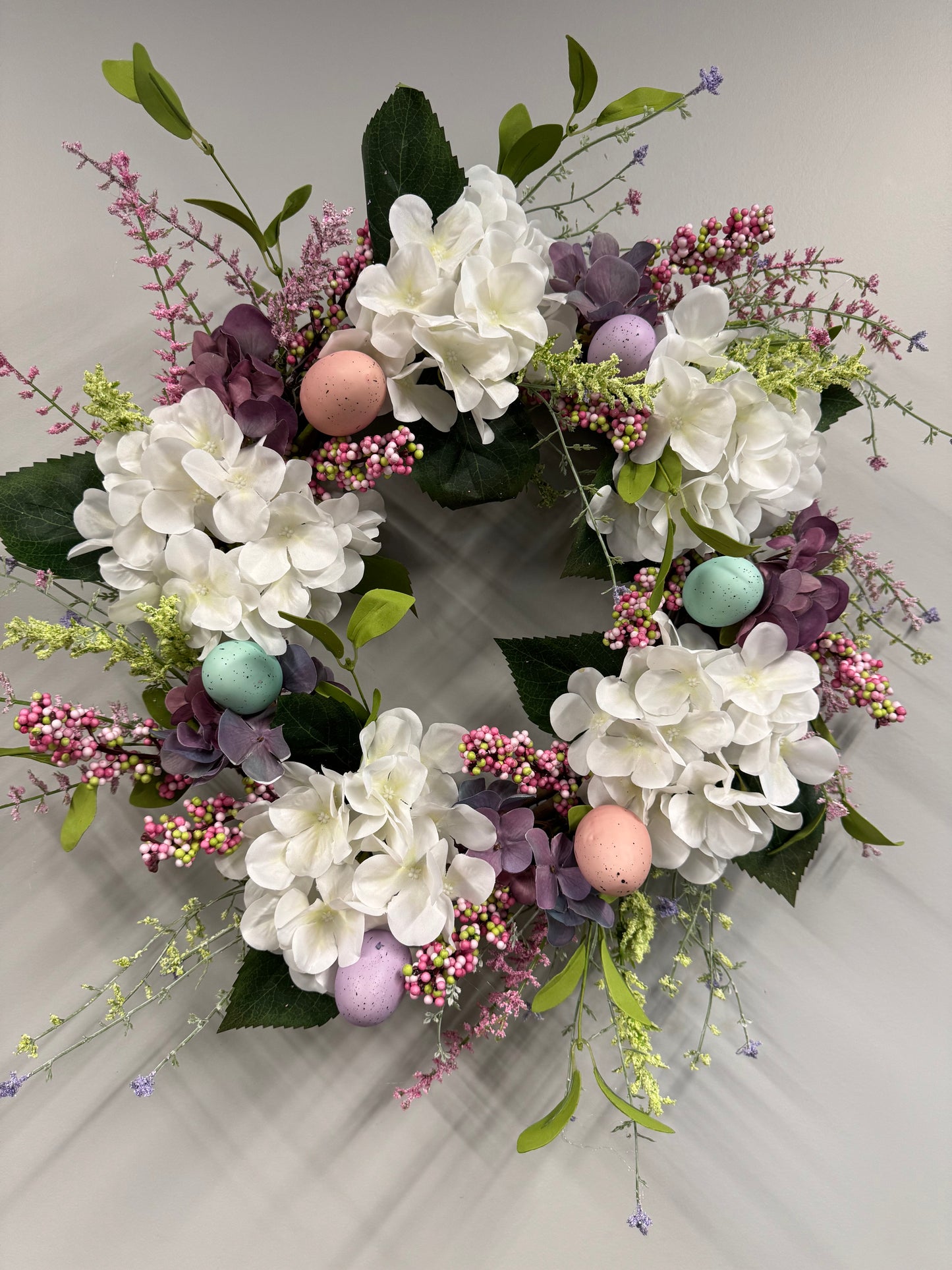 Pastel Wildflower Easter Wreath