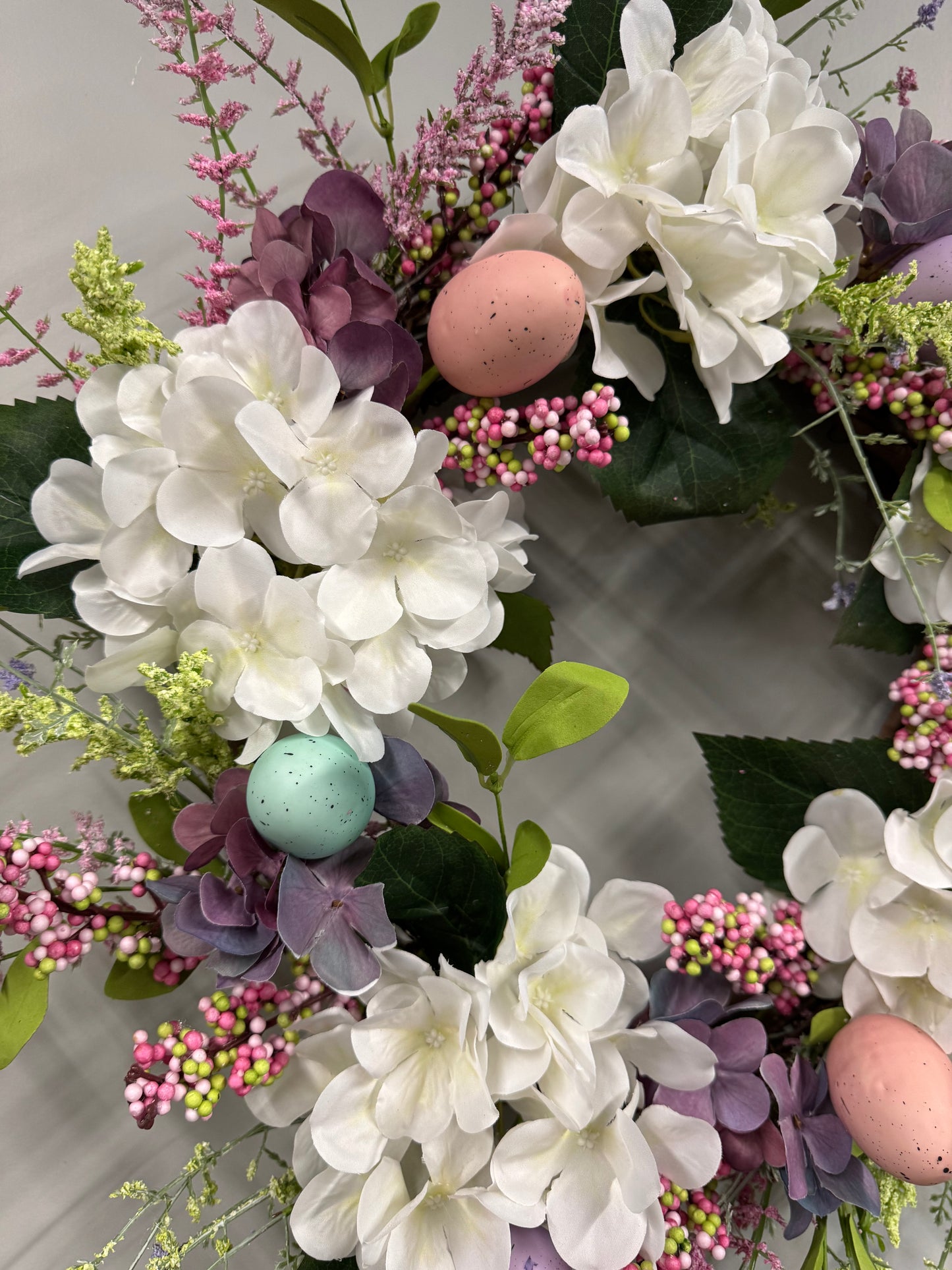 Pastel Wildflower Easter Wreath 