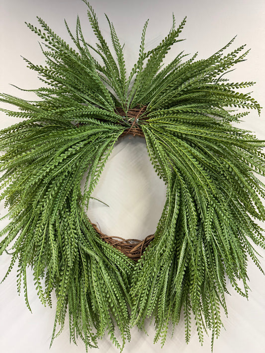 Beaded Grass Wreath Base – Full &amp; Lush Foundation for Custom Designs