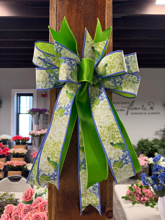 Hydrangea Lime Bow