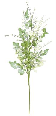 RUSCUS EUCALYPTUS & SEED SPRAY, 34"; SAGE