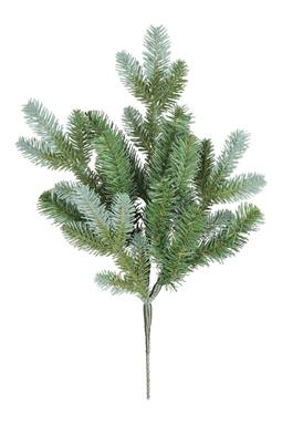 20-inch blue-green spruce spray with dense needles and branching foliage on a single stem.”