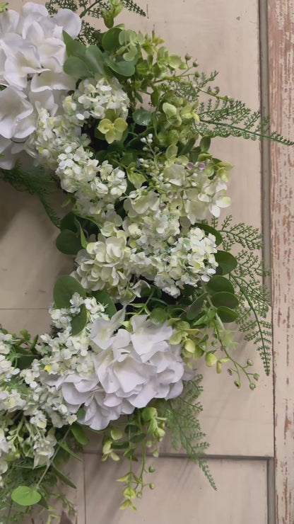 Lacey Grace Hydrangea Wreath