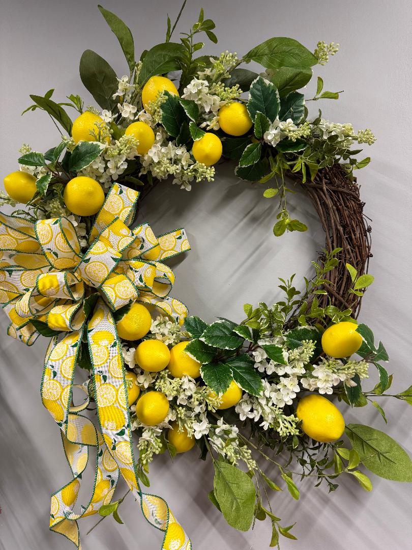 Lola Belle Lemon Wreath