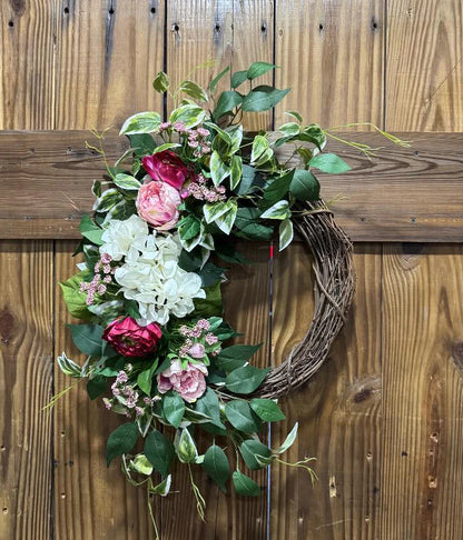 Peony Garden Wreath Kit